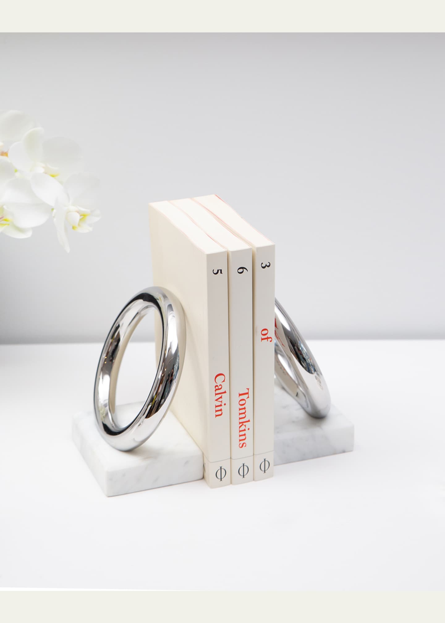 ANNA New York Marble Ring Bookends, Set of 2 Image 2 of 3