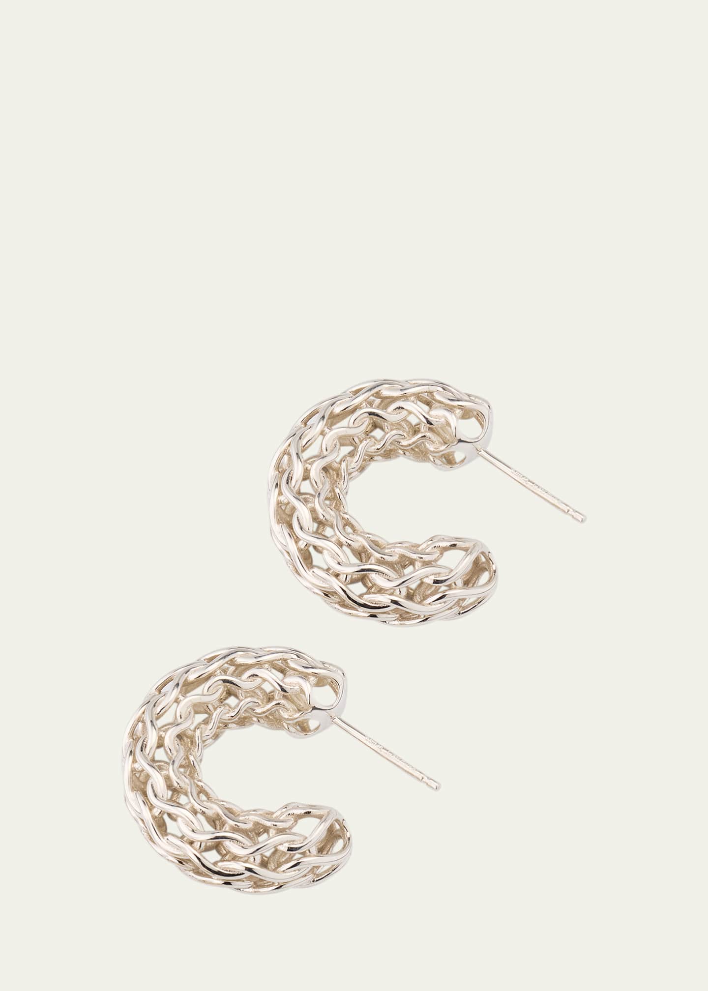 Bottega Veneta Crochet Earrings Image 3 of 4
