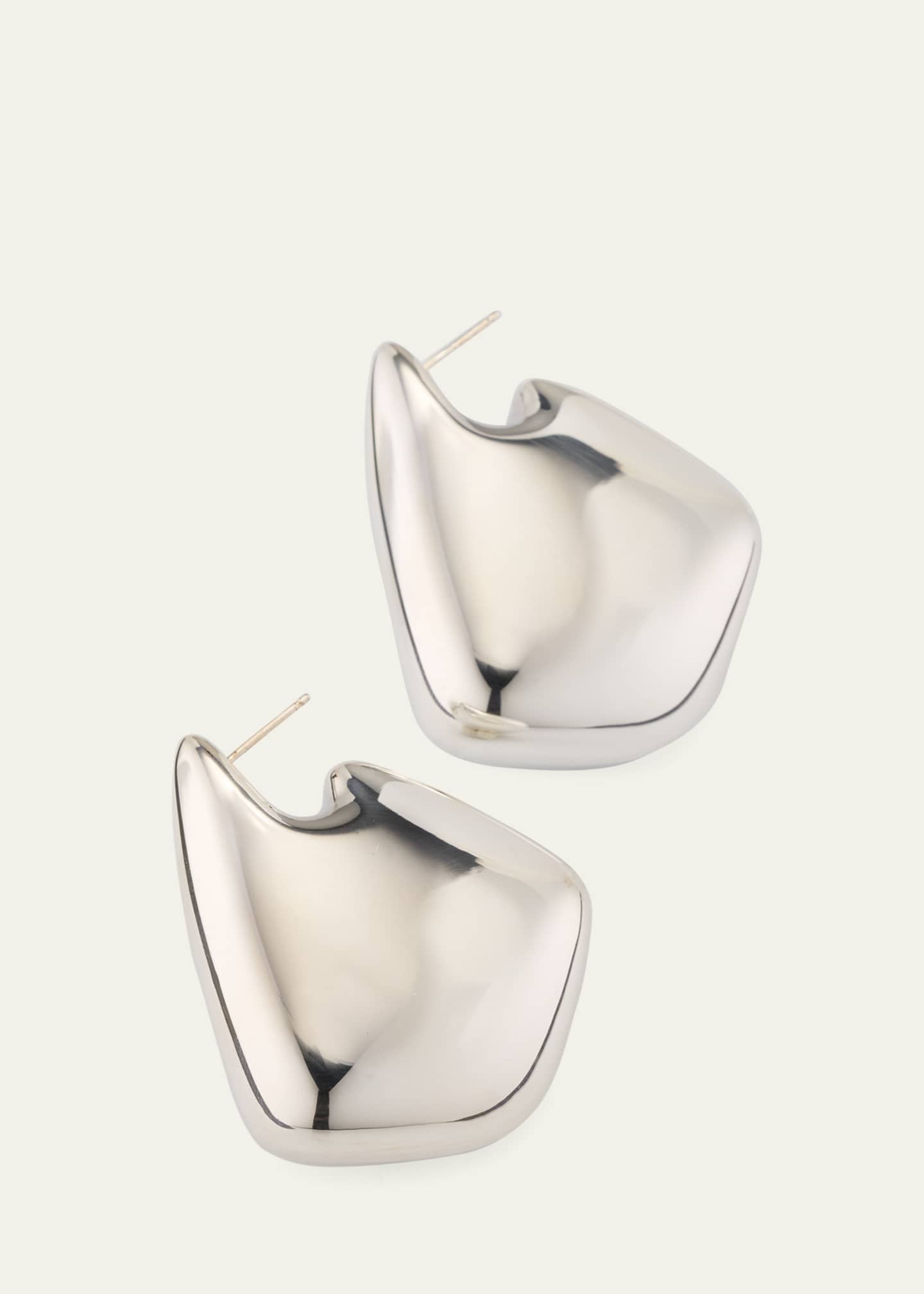Bottega Veneta Large Fin Earrings Image 3 of 4