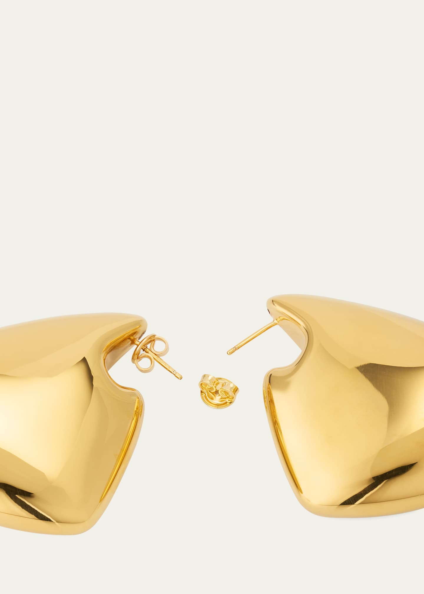 Bottega Veneta Large Fin Earrings - Bergdorf Goodman