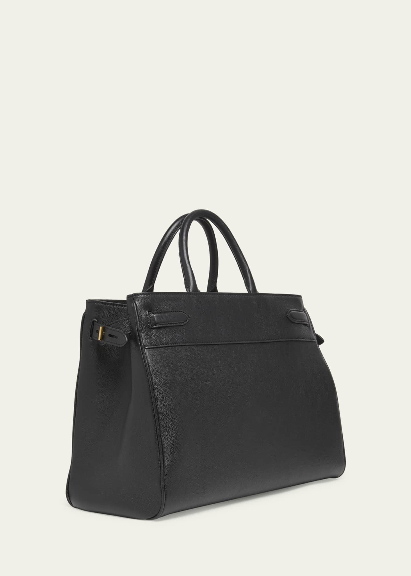 TOM FORD Whitney Large Top-Handle Bag in Leather