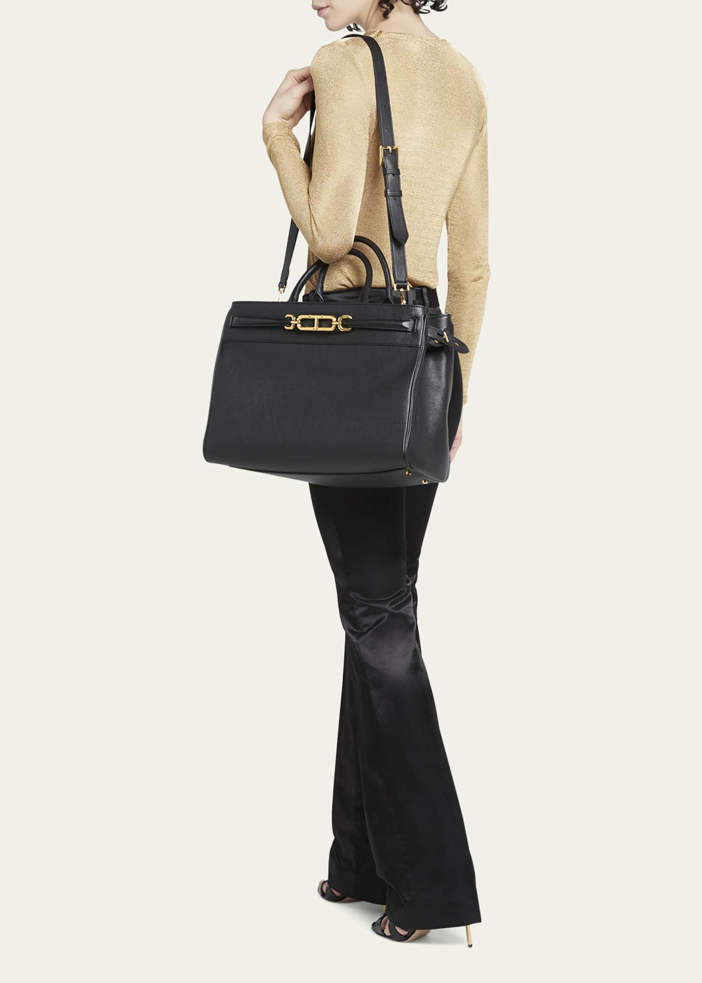 TOM FORD Whitney Large Top-Handle Bag in Leather - Bergdorf Goodman