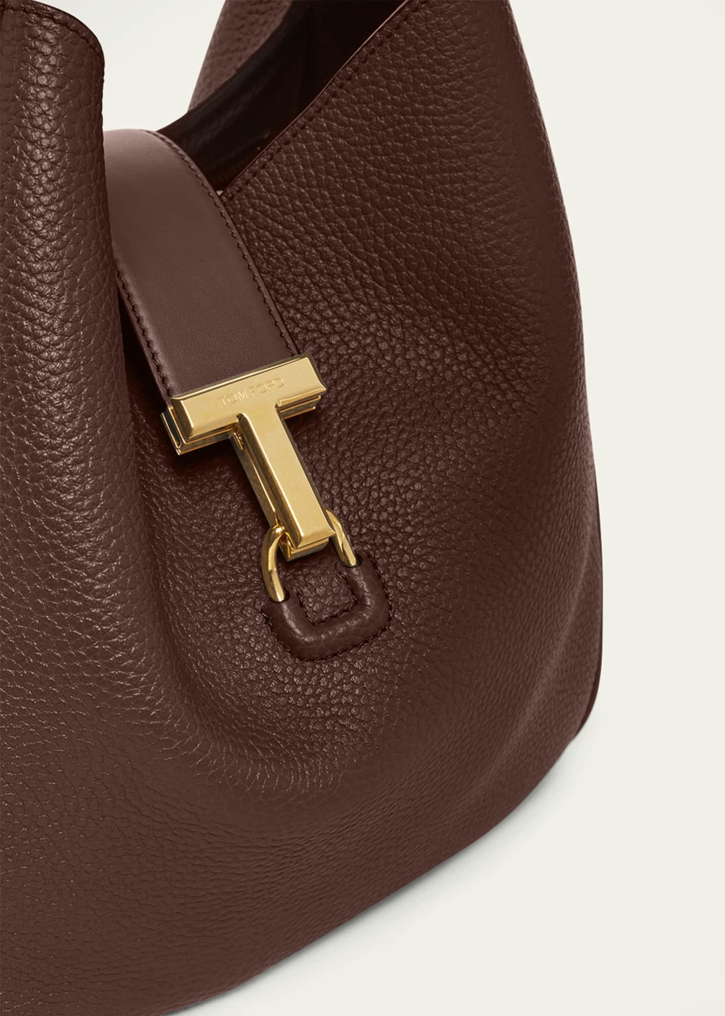 TOM FORD Monarch Large Hobo Bag in Leather Image 5 of 6