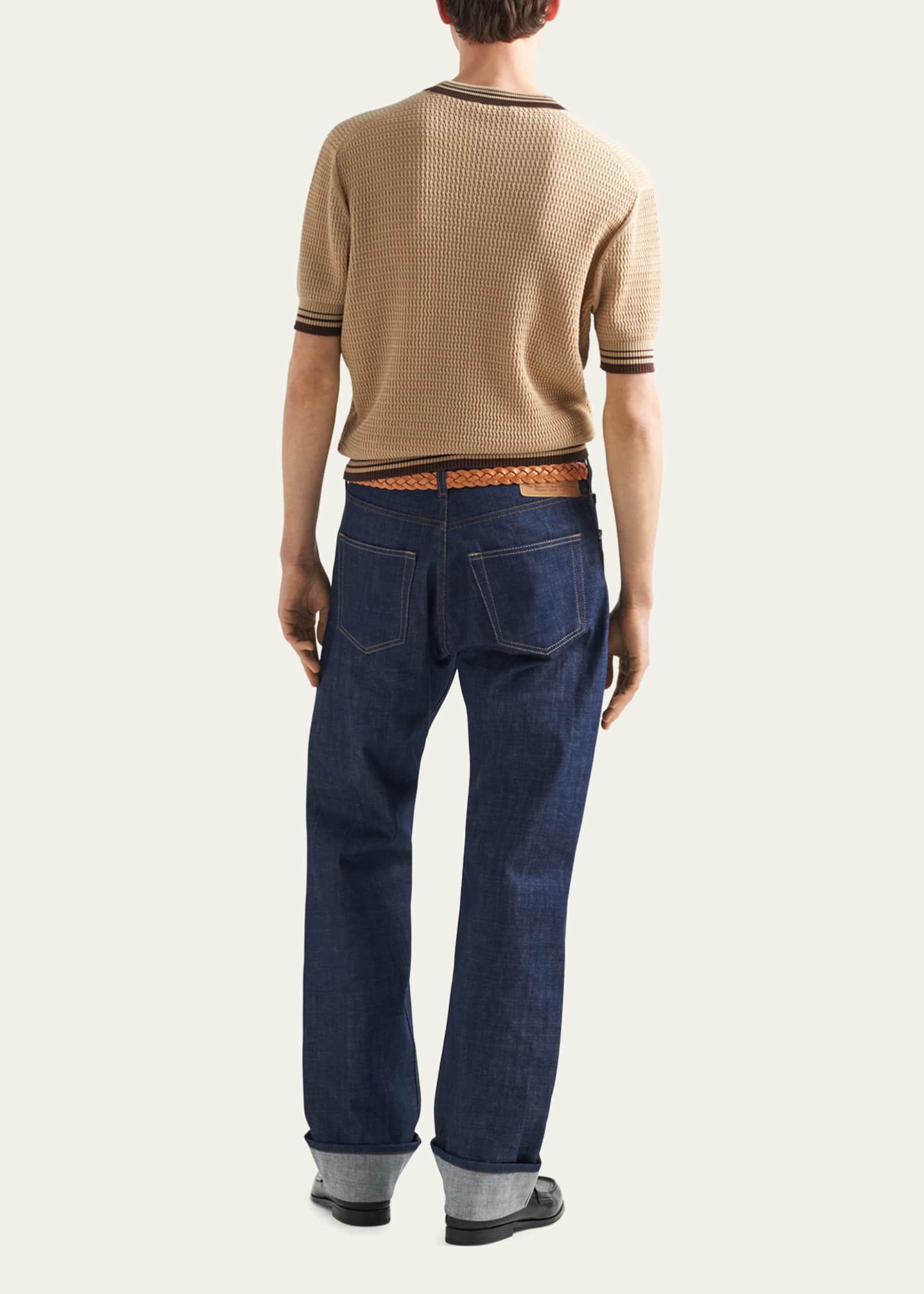 Prada Men Superfine Wool Crewneck Sweater