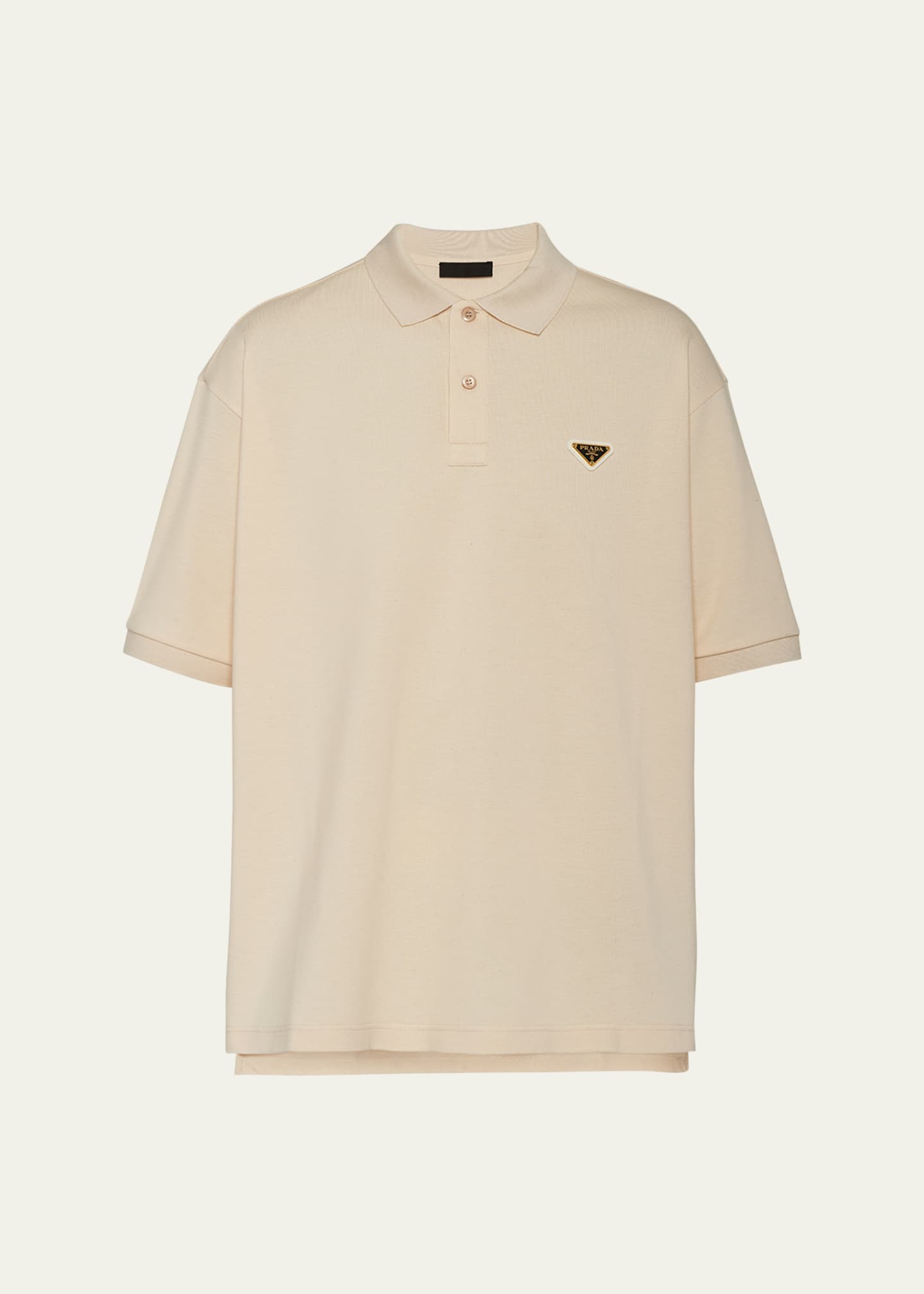 Prada Men s Pique Cotton Polo Shirt Bergdorf Goodman