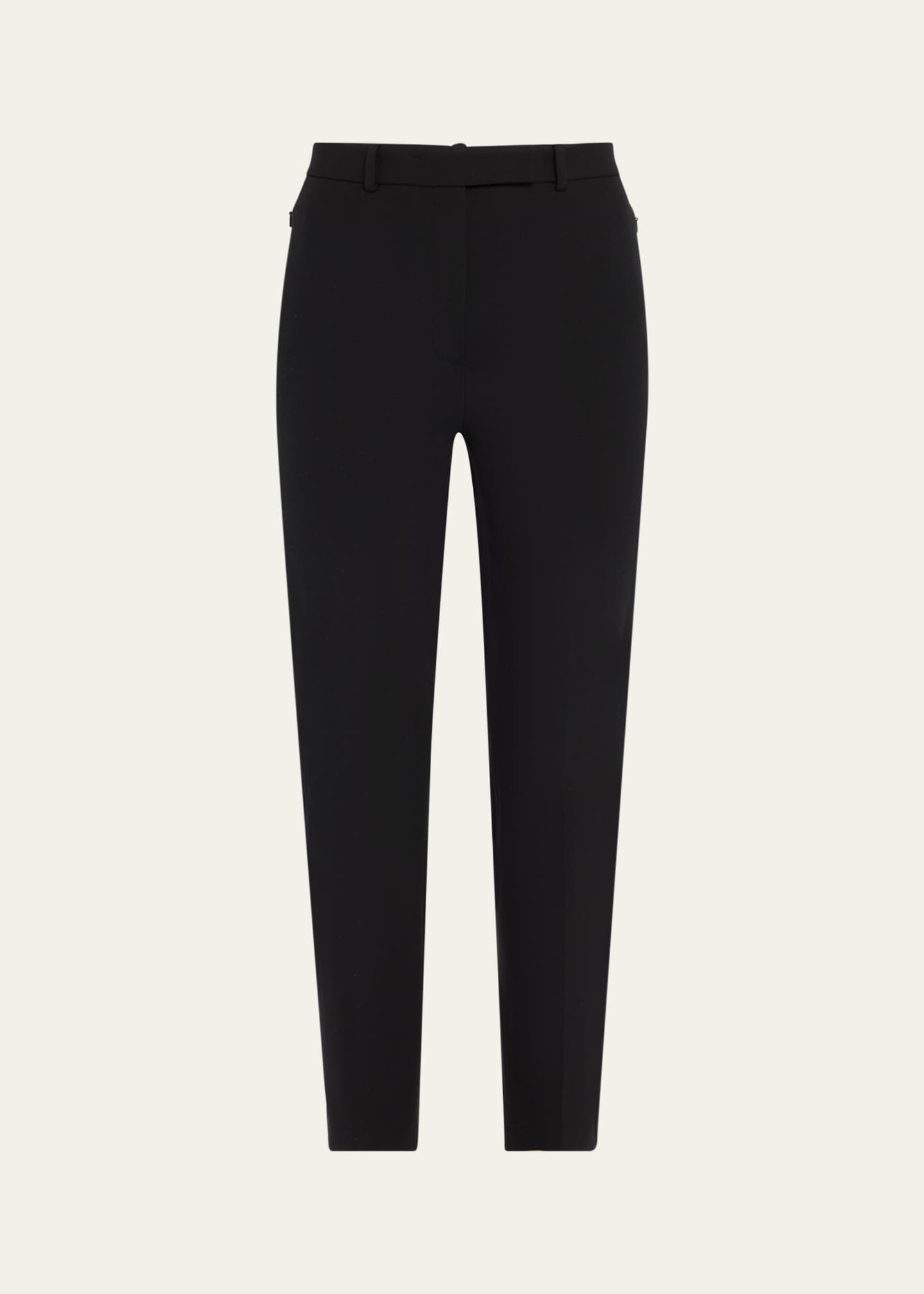 Theory Bistretch High-Waist Tapered Crop Pants Image 1 of 5