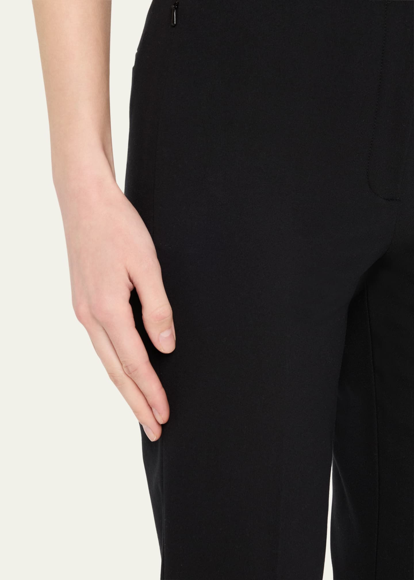 Theory Bistretch High-Waist Tapered Crop Pants Image 5 of 5