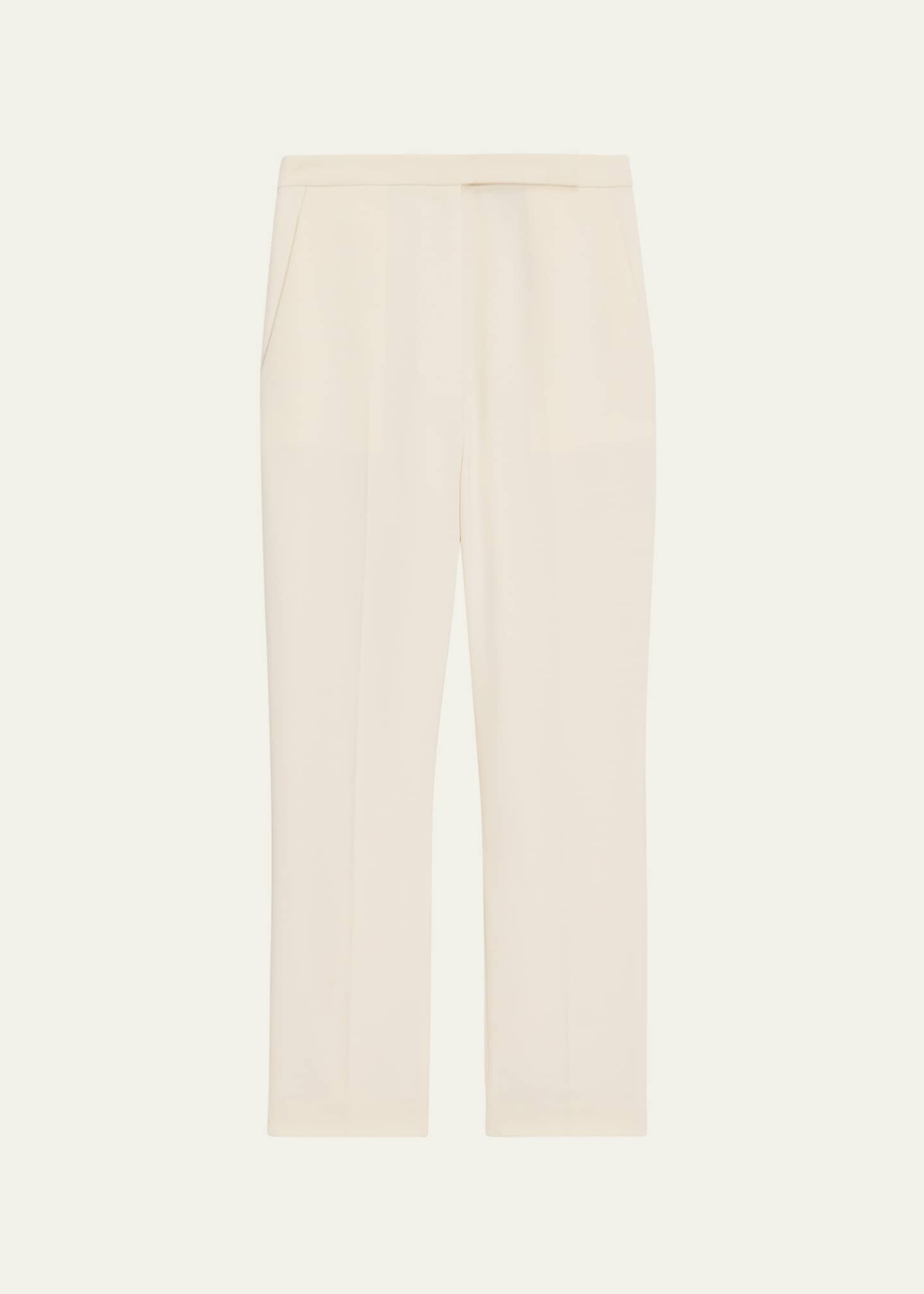Cropped crepe trousers best sale