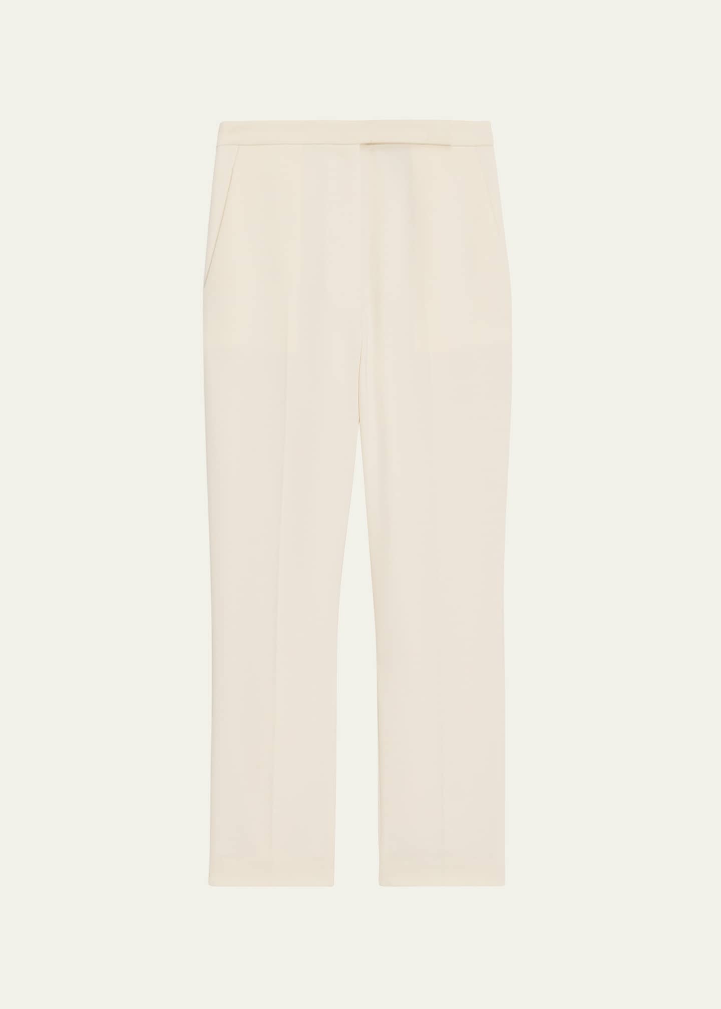 Theory High-Waist Slim Cropped Admiral Crepe Pants - Bergdorf Goodman