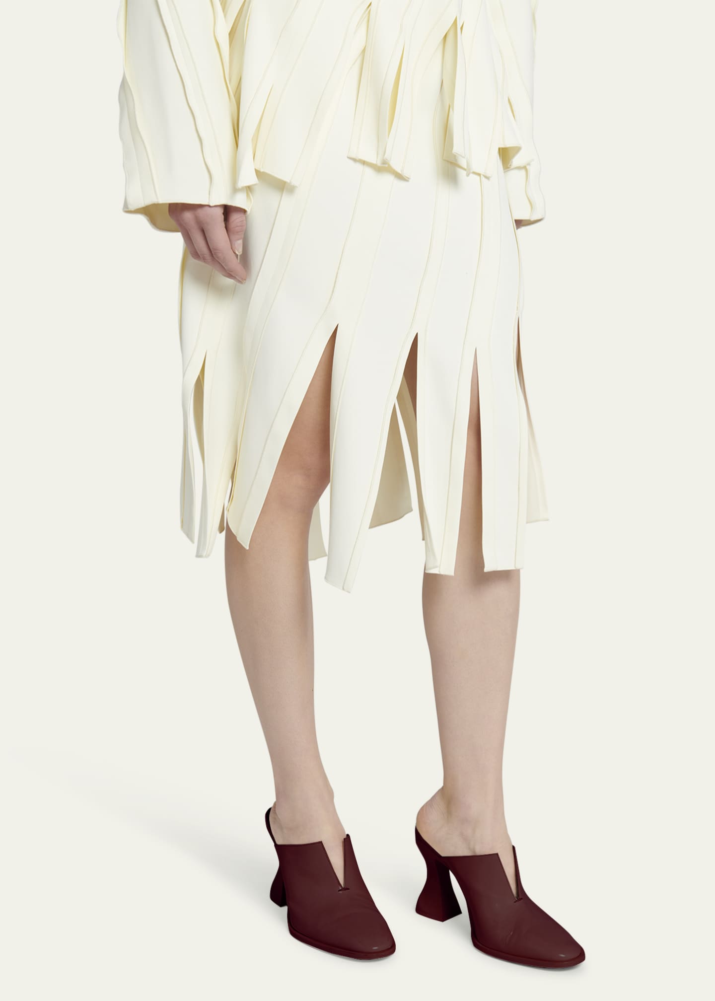 Bottega Veneta Cha-Cha Leather Mule Pumps - Bergdorf Goodman