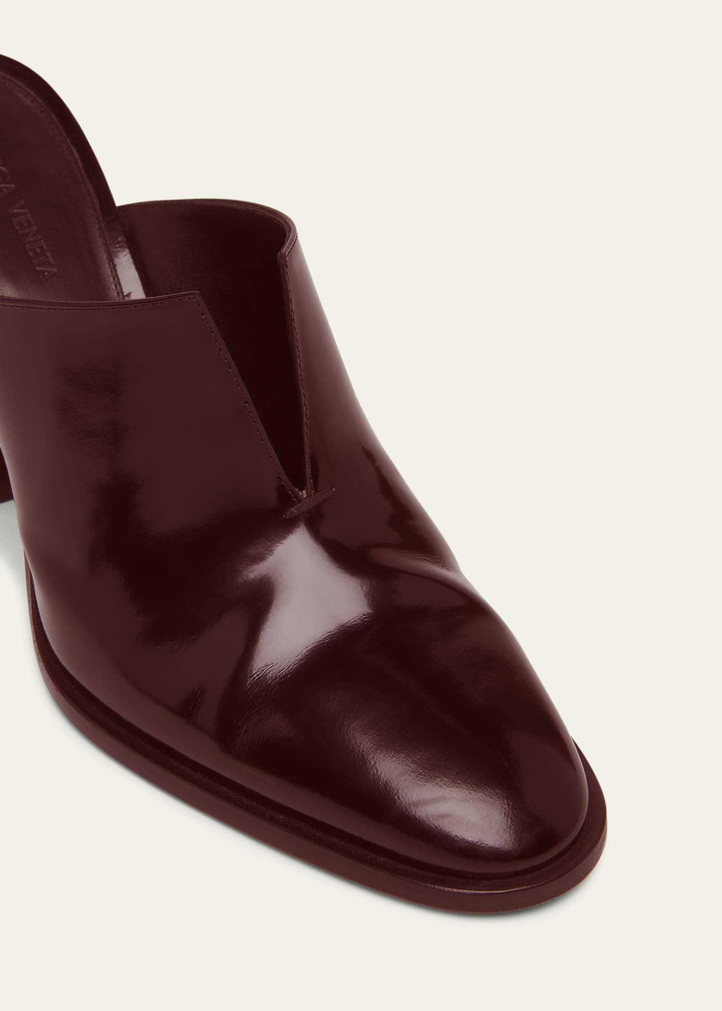 Bottega Veneta Cha-Cha Leather Mule Pumps - Bergdorf Goodman