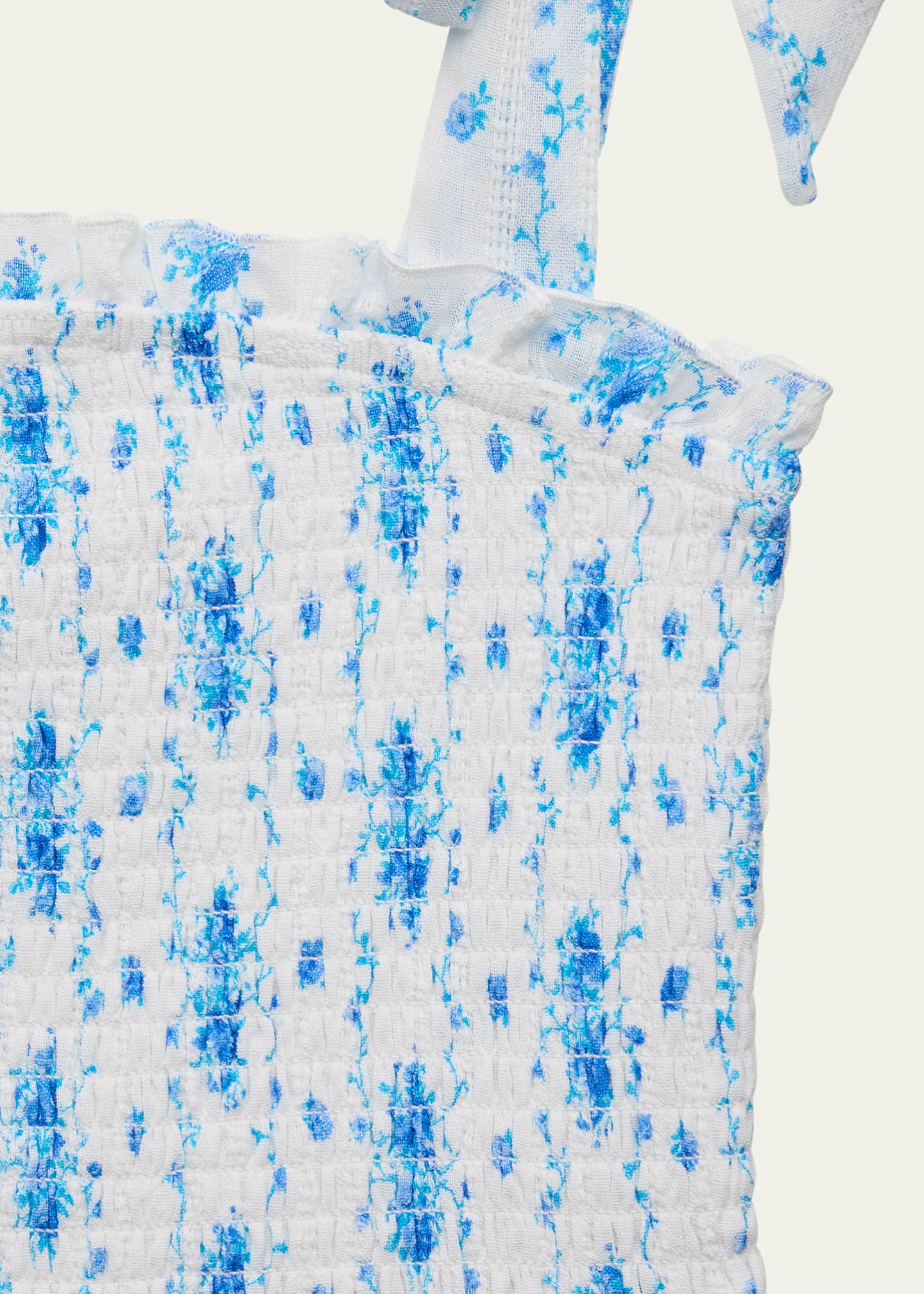 KatieJ NYC Girl's Tween Emerson Tie-Shoulder Ruffle Dress, Size S-XL Image 3 of 3