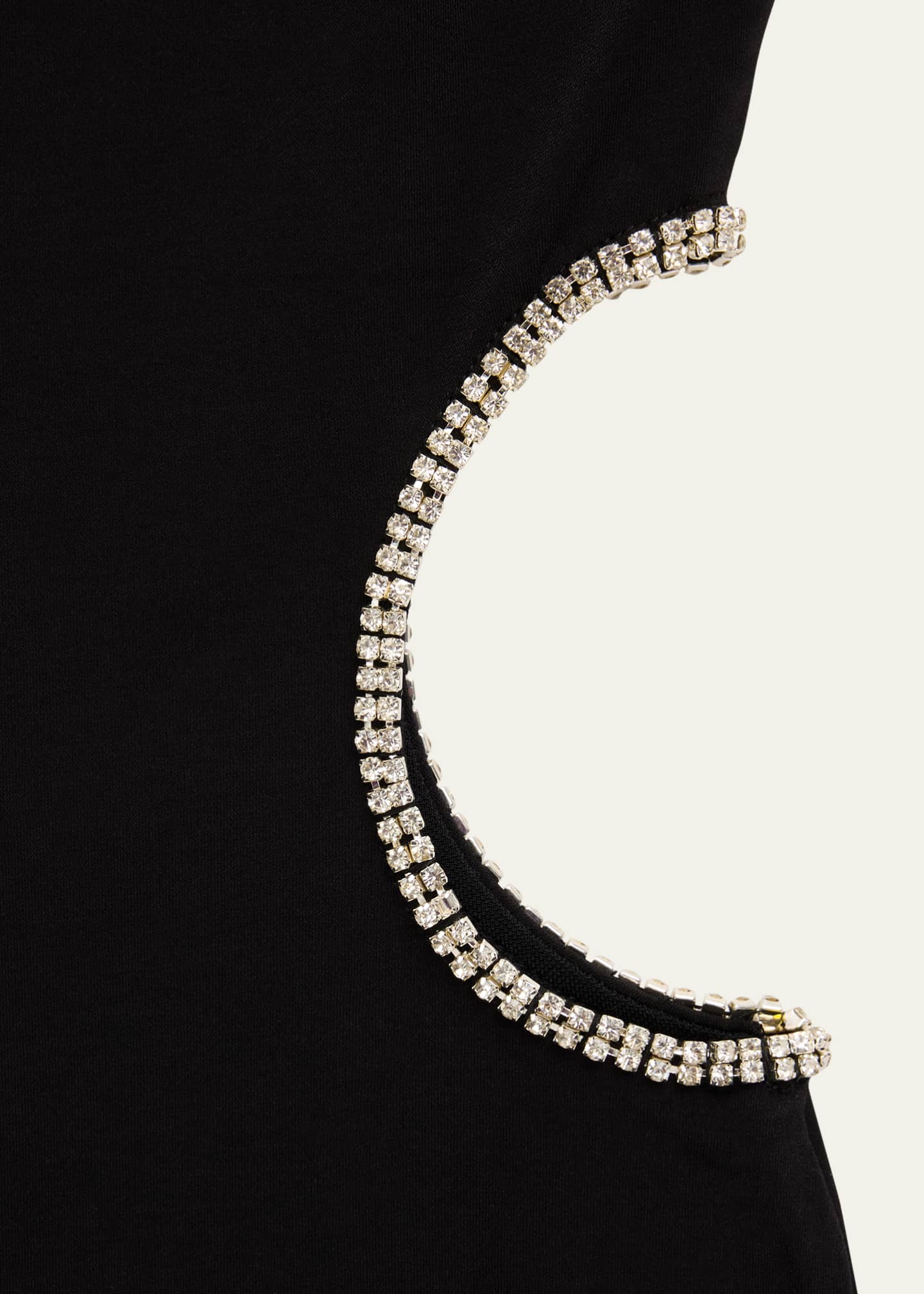KatieJ NYC Girl's Tween Paris Rhinestone Cutout Mini Bodycon Dress, Size S-XL Image 3 of 3