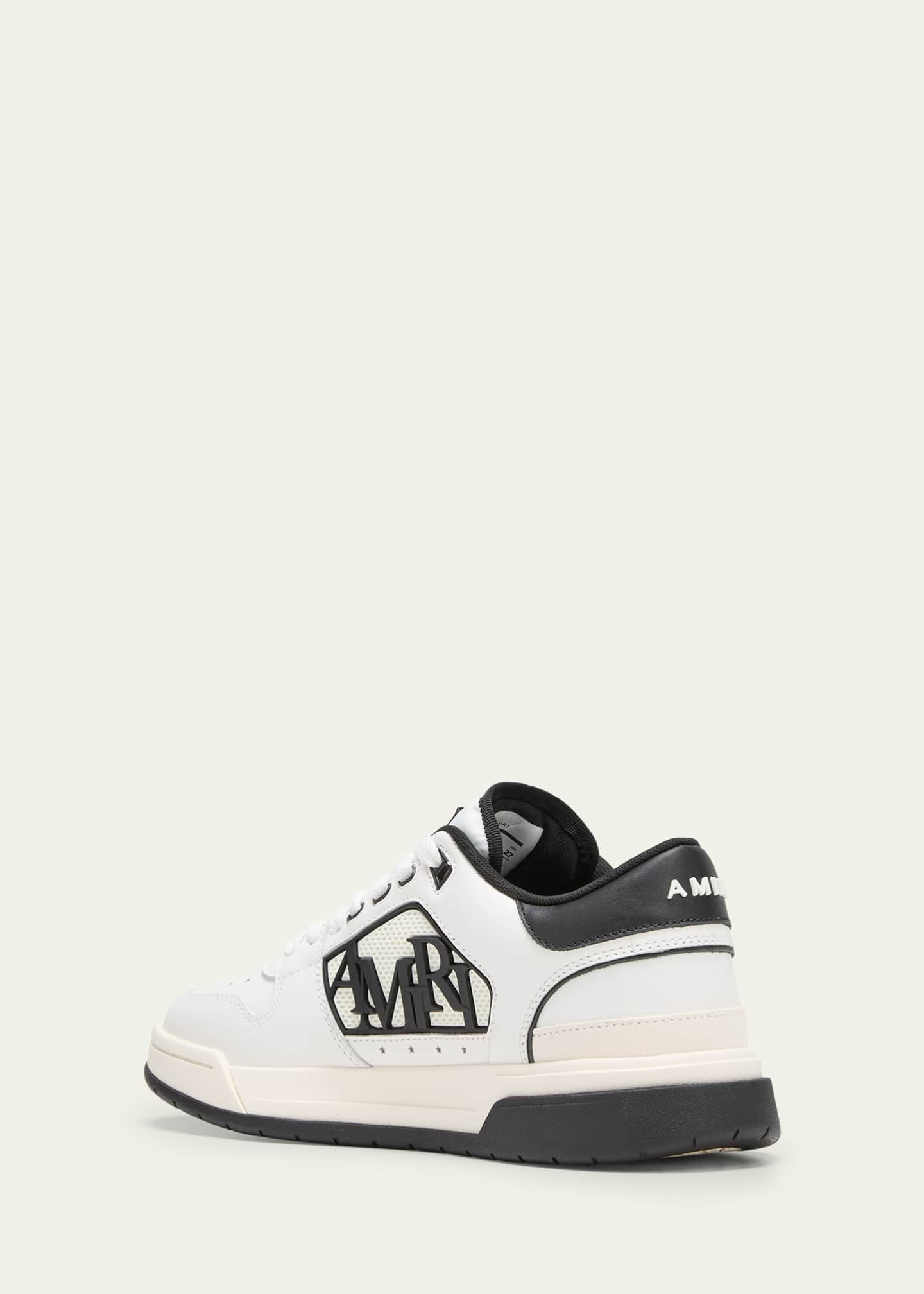 Bicolor Leather Low-Top Sneakers