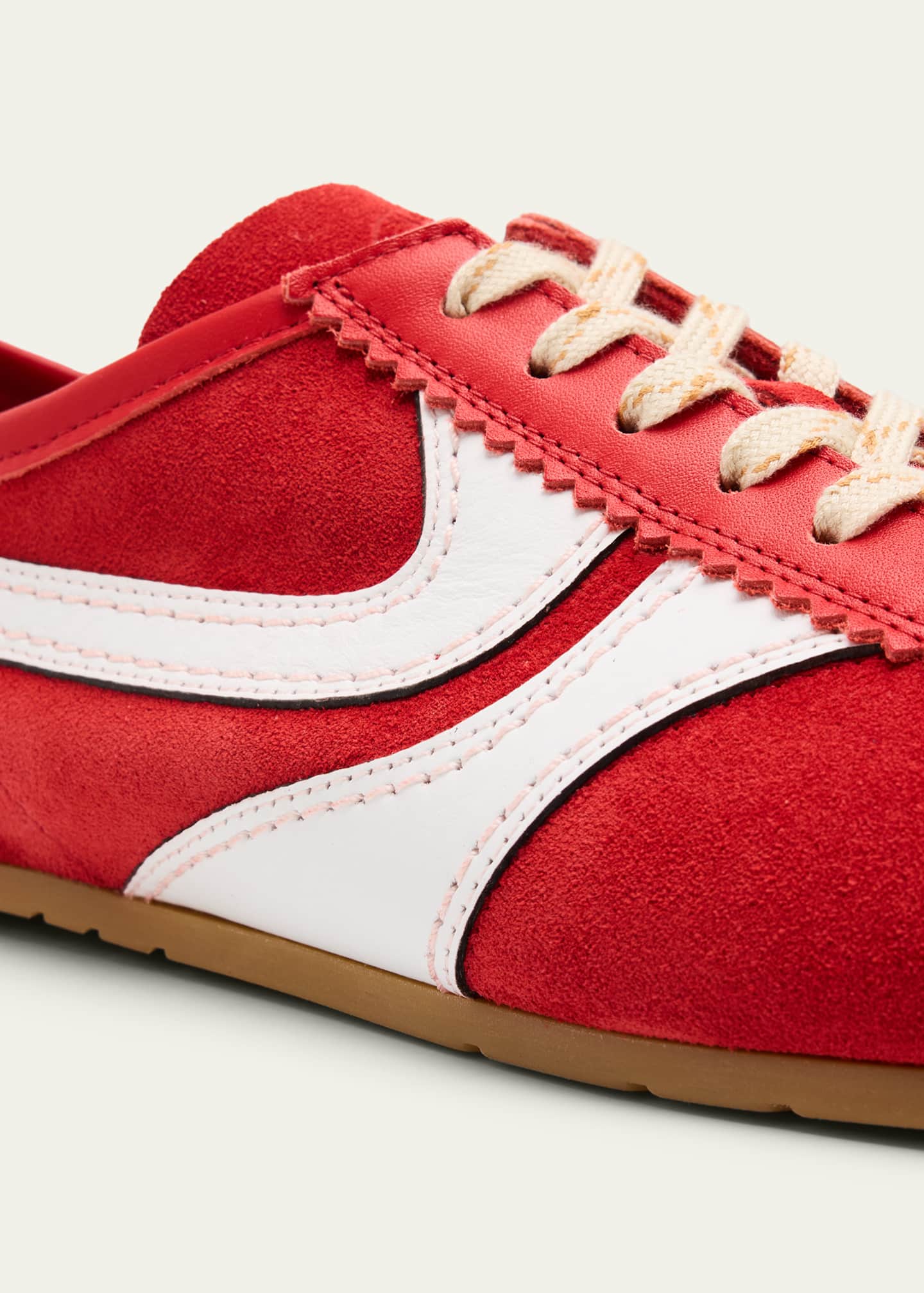 Dries Van Noten Mixed Leather Retro Runner Sneakers - Bergdorf Goodman