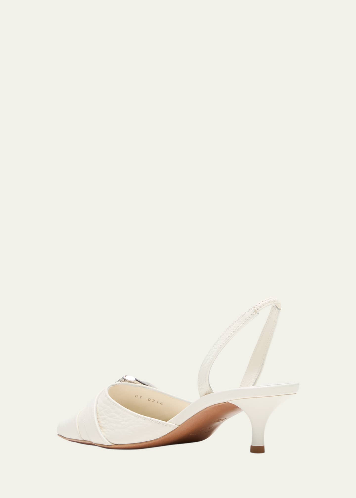 Givenchy Voyou Leather Buckle Slingback Pumps Image 4 of 5