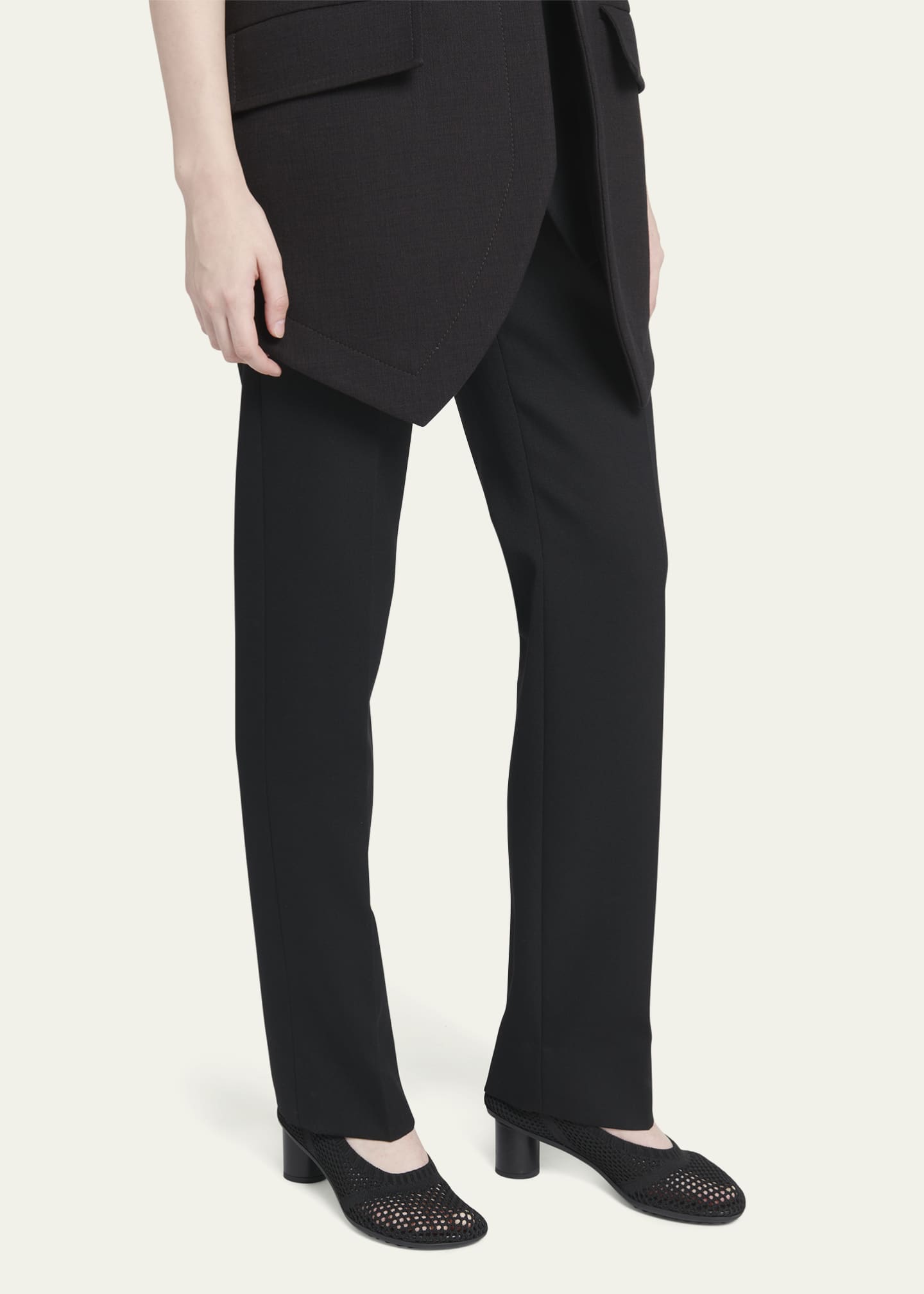 Bottega Veneta Atomic Knit Cylinder-Heel Pumps Image 2 of 5