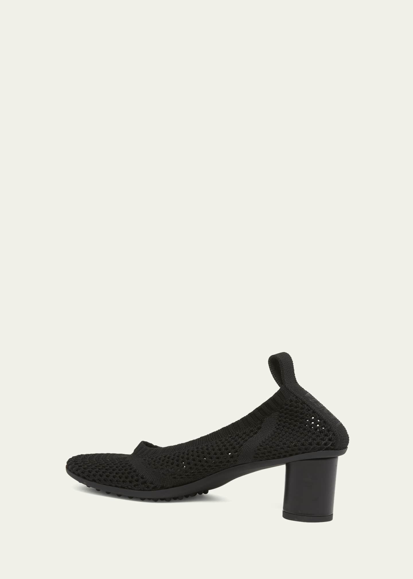 Bottega Veneta Atomic Knit Cylinder-Heel Pumps Image 4 of 5