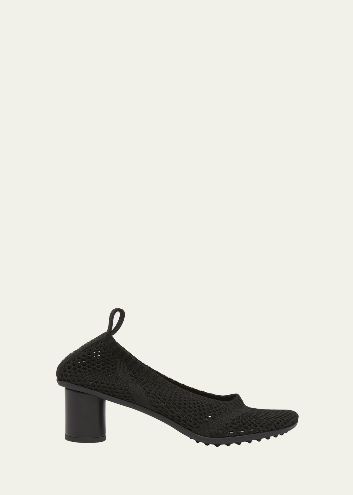 Bottega Veneta Atomic Knit Cylinder-Heel Pumps Image 1 of 5
