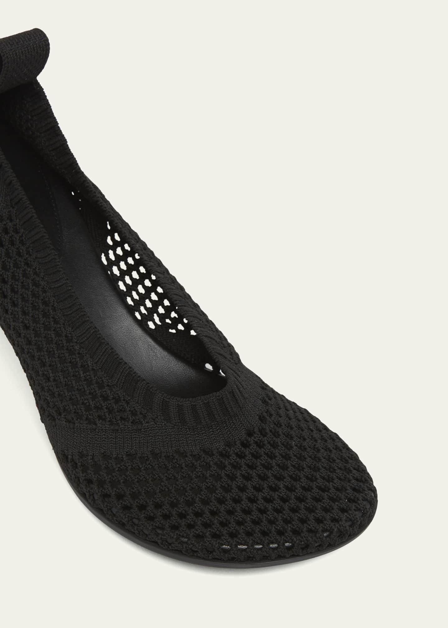 Bottega Veneta Atomic Knit Cylinder-Heel Pumps Image 5 of 5