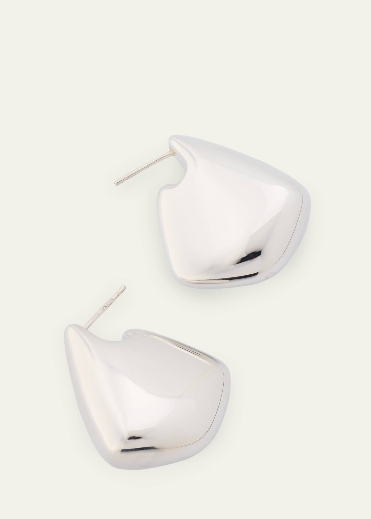 Bottega Veneta Sterling Silver Drop Earrings Image 3 of 4