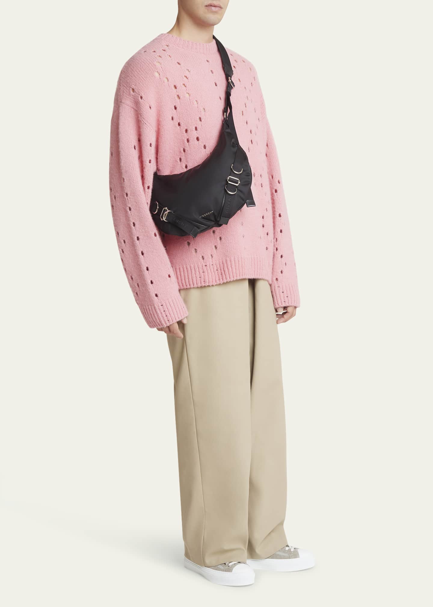 Givenchy Men's Voyou Nylon Crossbody Bag Image 5 of 5