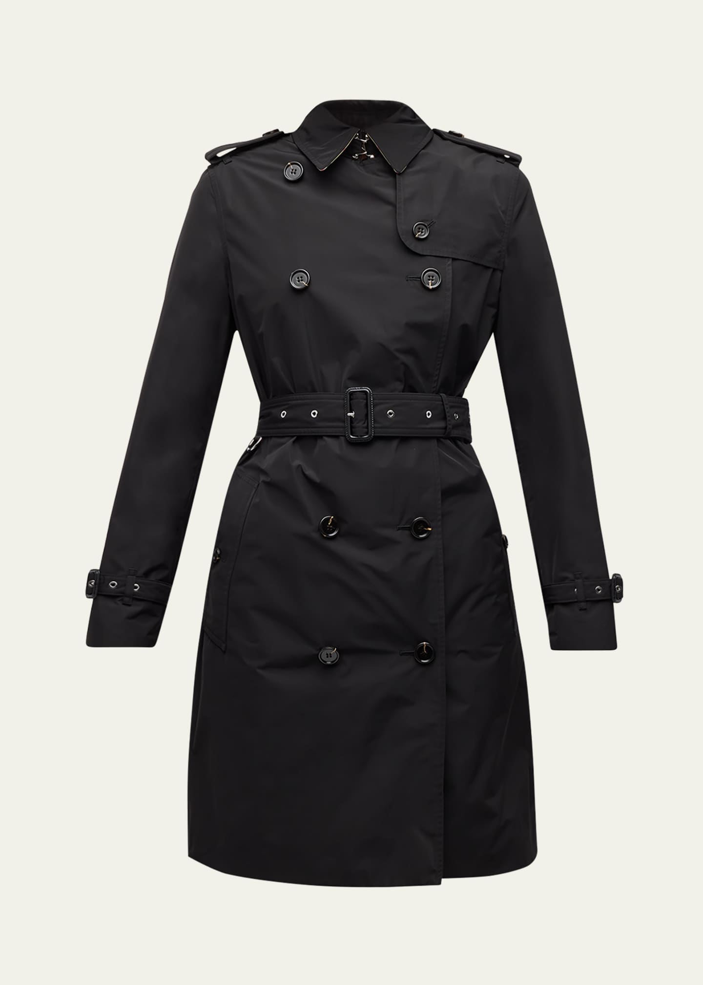 Burberry Kensington Double-Breasted Trench Coat Image 1 of 4