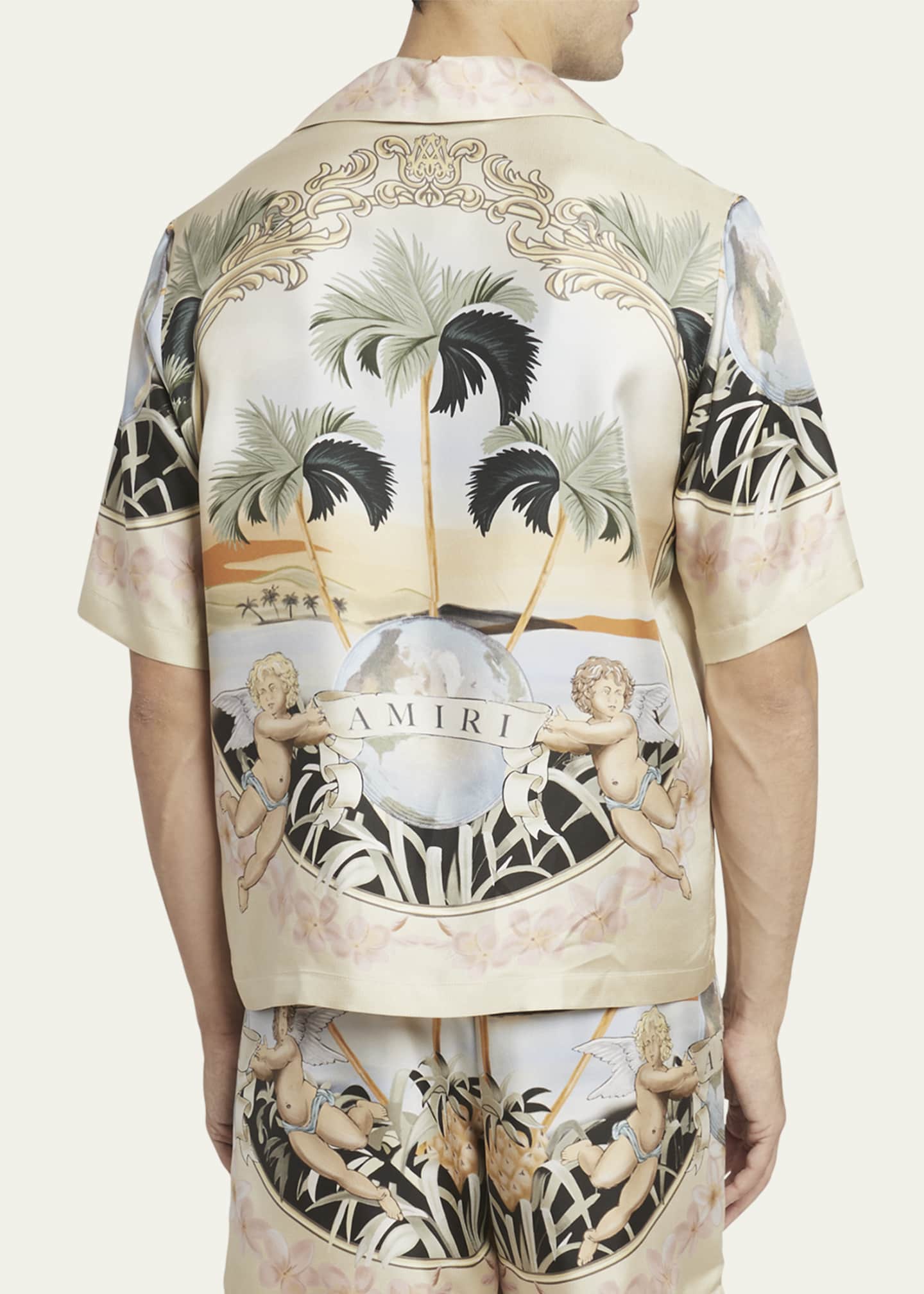 AMIRI Chateau Crest Camp Shirt