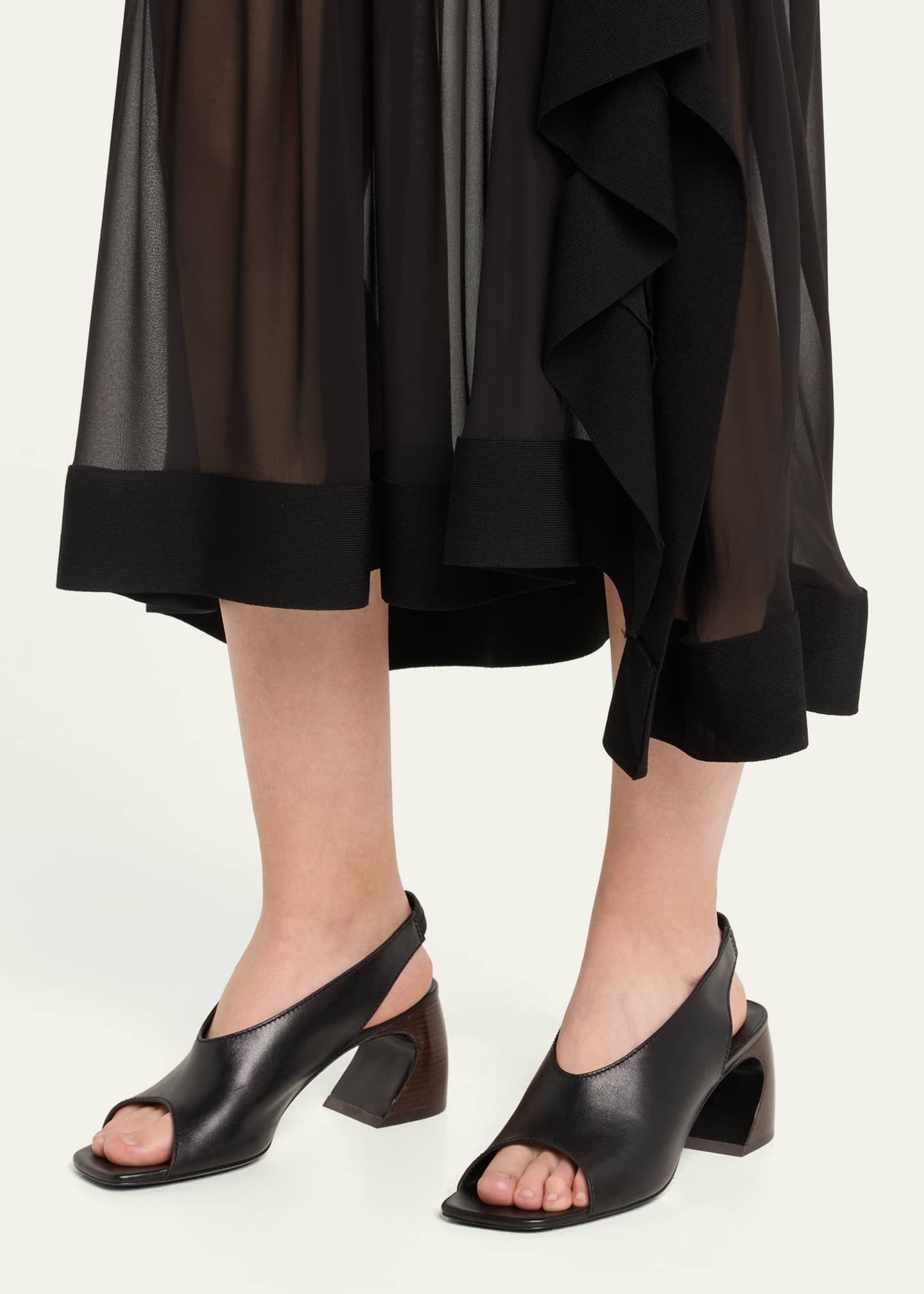 3.1 Phillip Lim Leather Slingback Sandals - Bergdorf Goodman