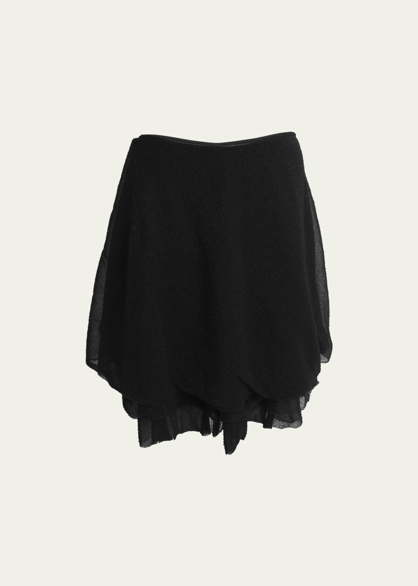 Jersey online layered skirt