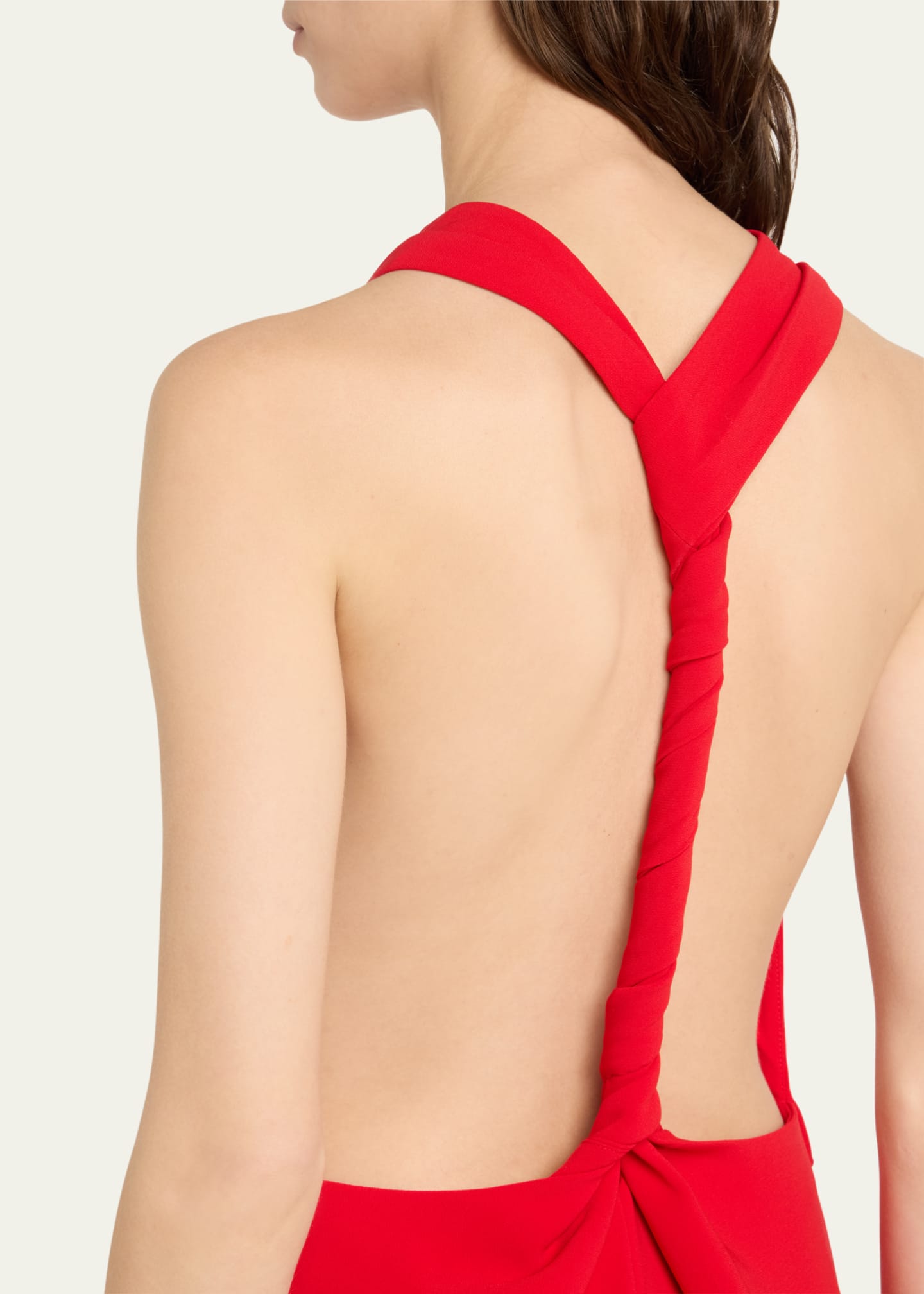 Proenza Schouler Faye Backless Matte Crepe Gown Image 5 of 5