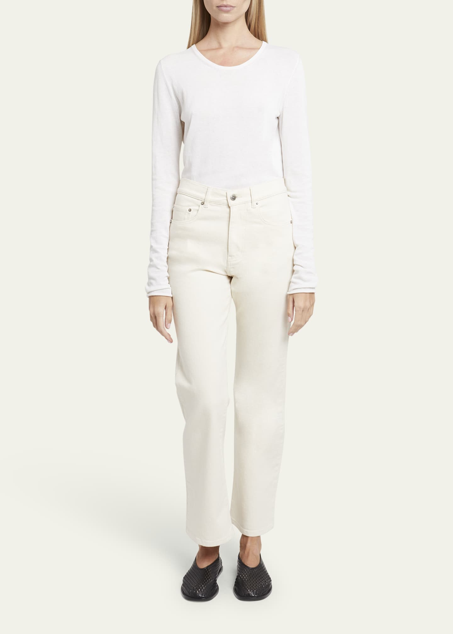 Proenza Schouler Jasper High-Rise Flared Jeans Image 2 of 5