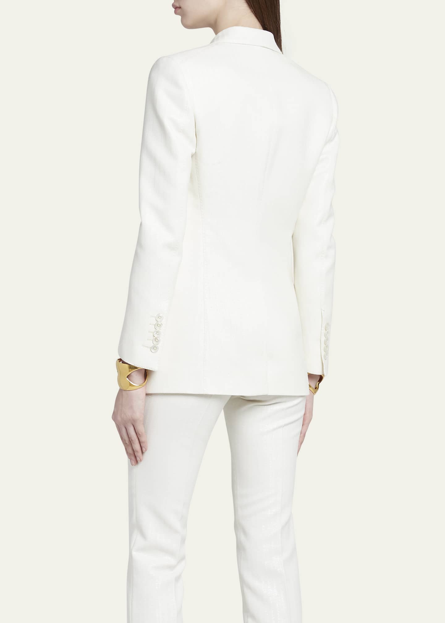 TOM FORD Herringbone Double-Breasted Tailored Wool Jacket - Bergdorf ...