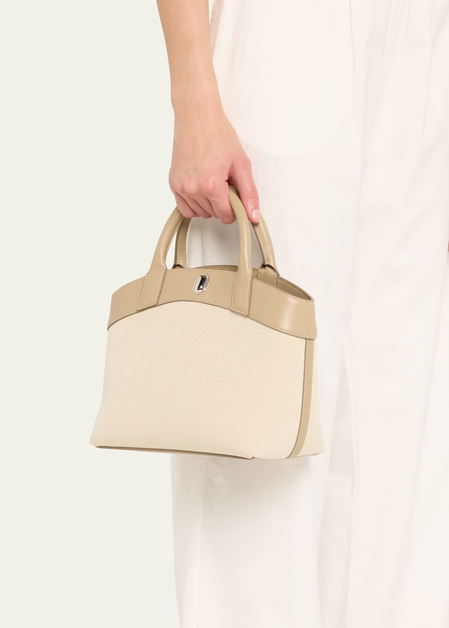 Savette Tondo Small Canvas Tote Bag Image 2 of 5