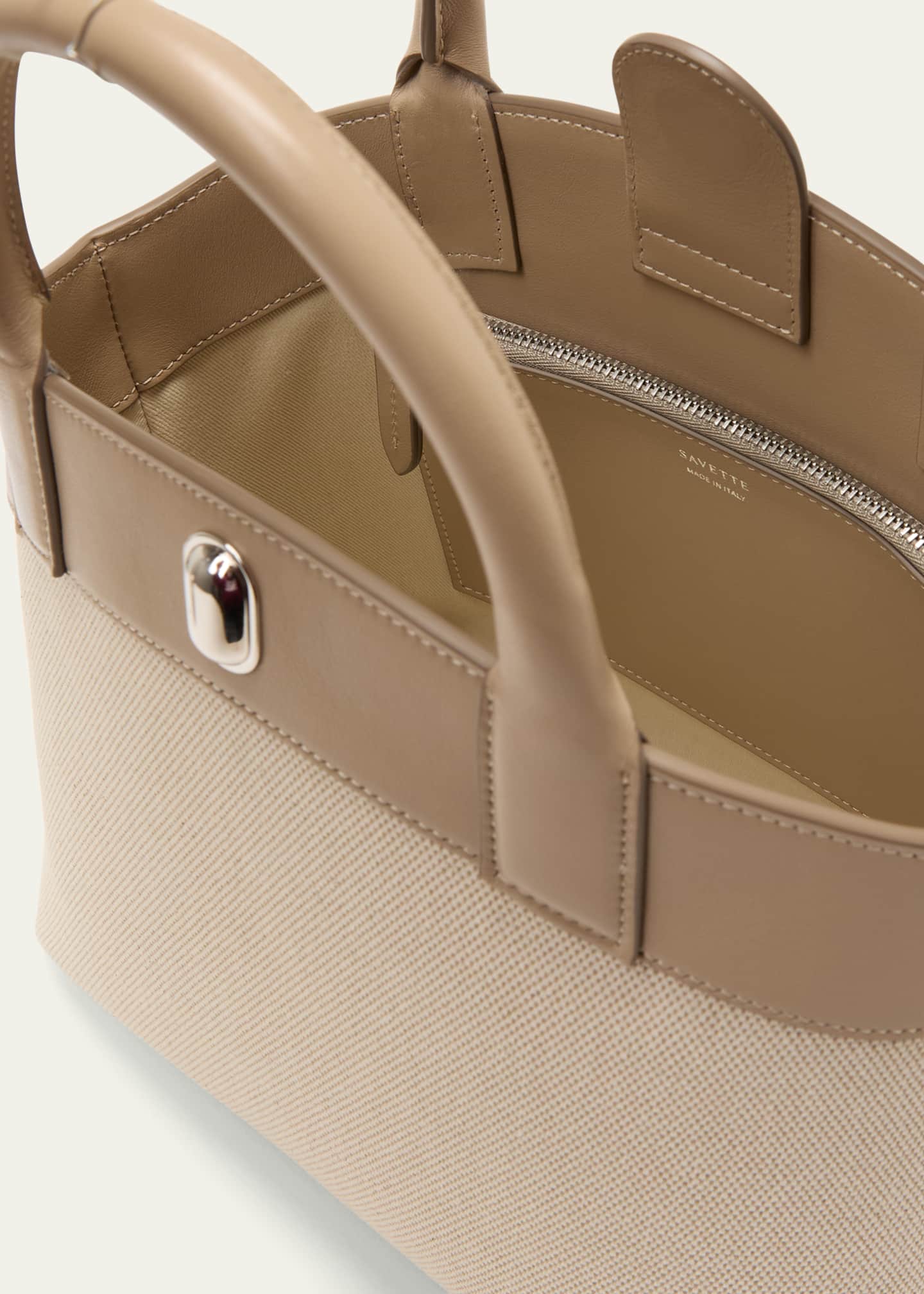 Savette Tondo Small Canvas Tote Bag Image 4 of 5