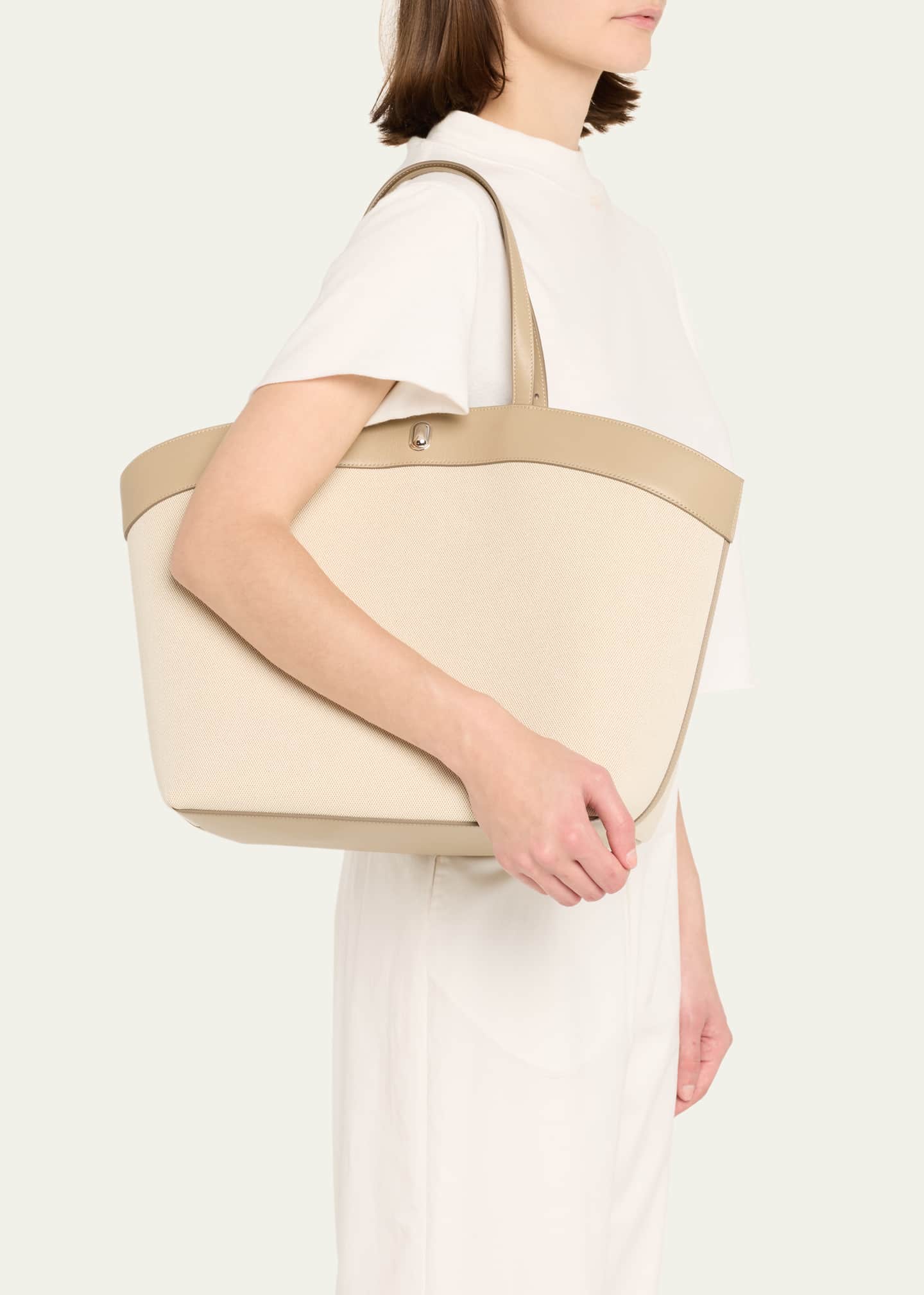 Savette Tondo Large Canvas Tote Bag Image 2 of 5