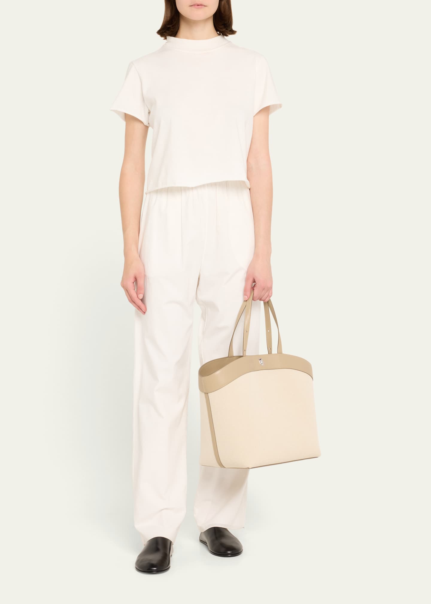 Savette Tondo Large Canvas Tote Bag Image 5 of 5
