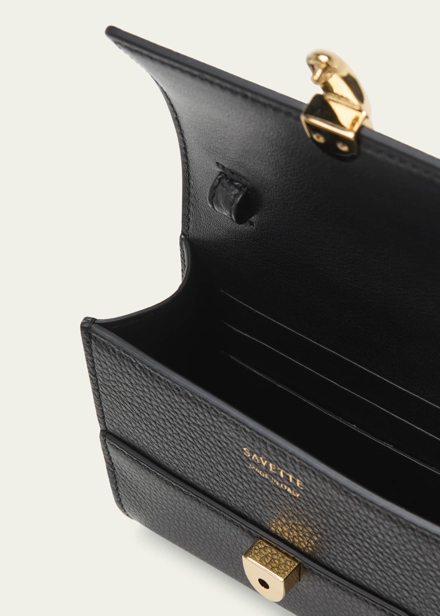 Savette Symmetry Grained Leather Wallet Image 4 of 5