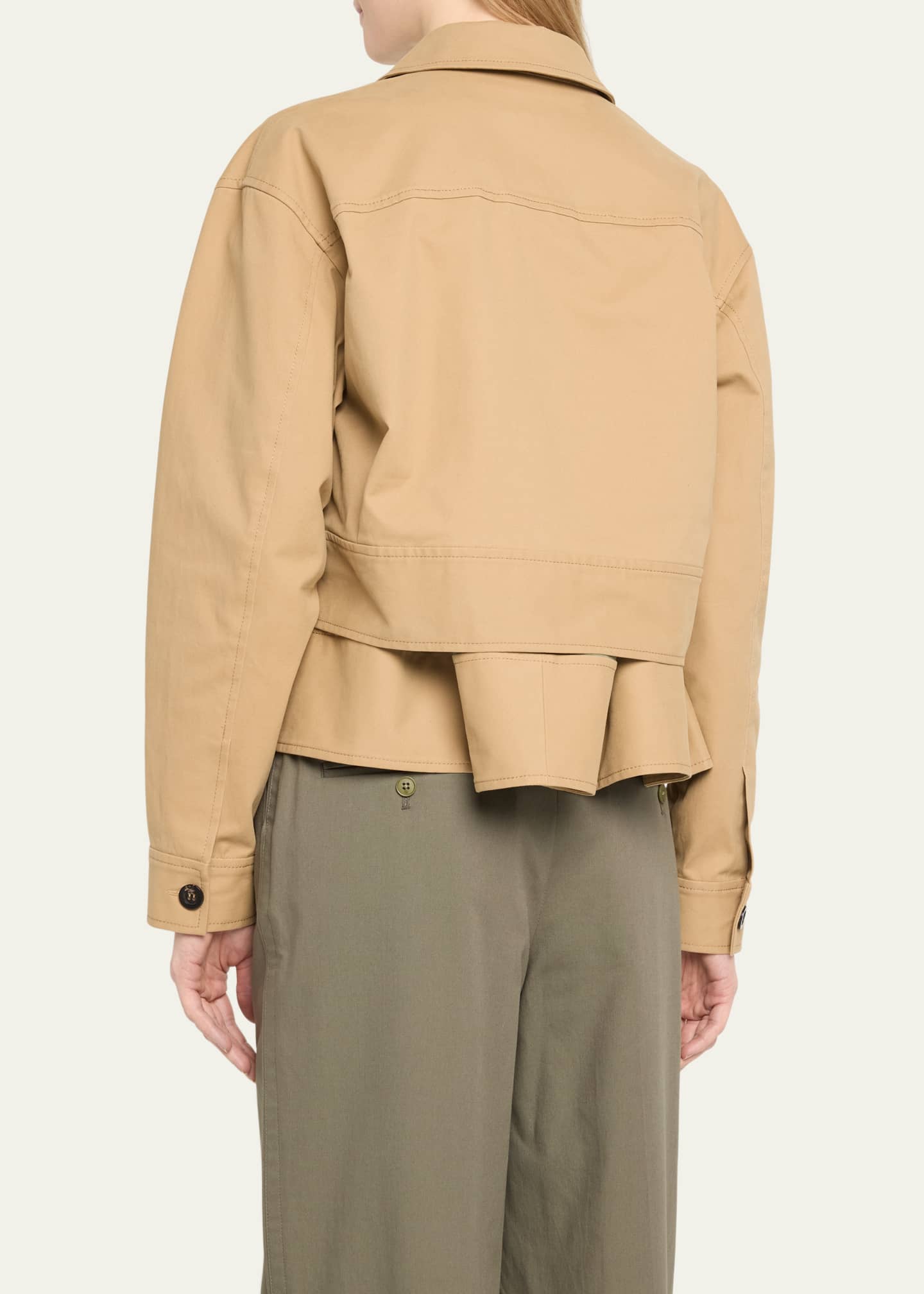 3.1 Phillip Lim Double-Layered Belted Utility Jacket - Bergdorf Goodman