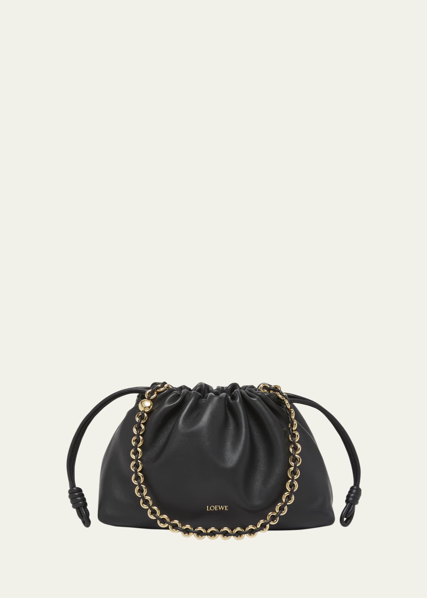 Loewe Flamenco Small Crossbody Bag in Napa Leather with Detachable Chain Image 1 of 6
