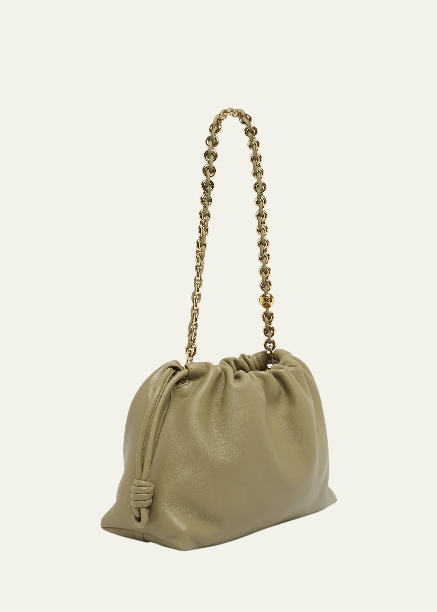 Loewe Flamenco Small Crossbody Bag in Napa Leather with Detachable Chain Image 3 of 6
