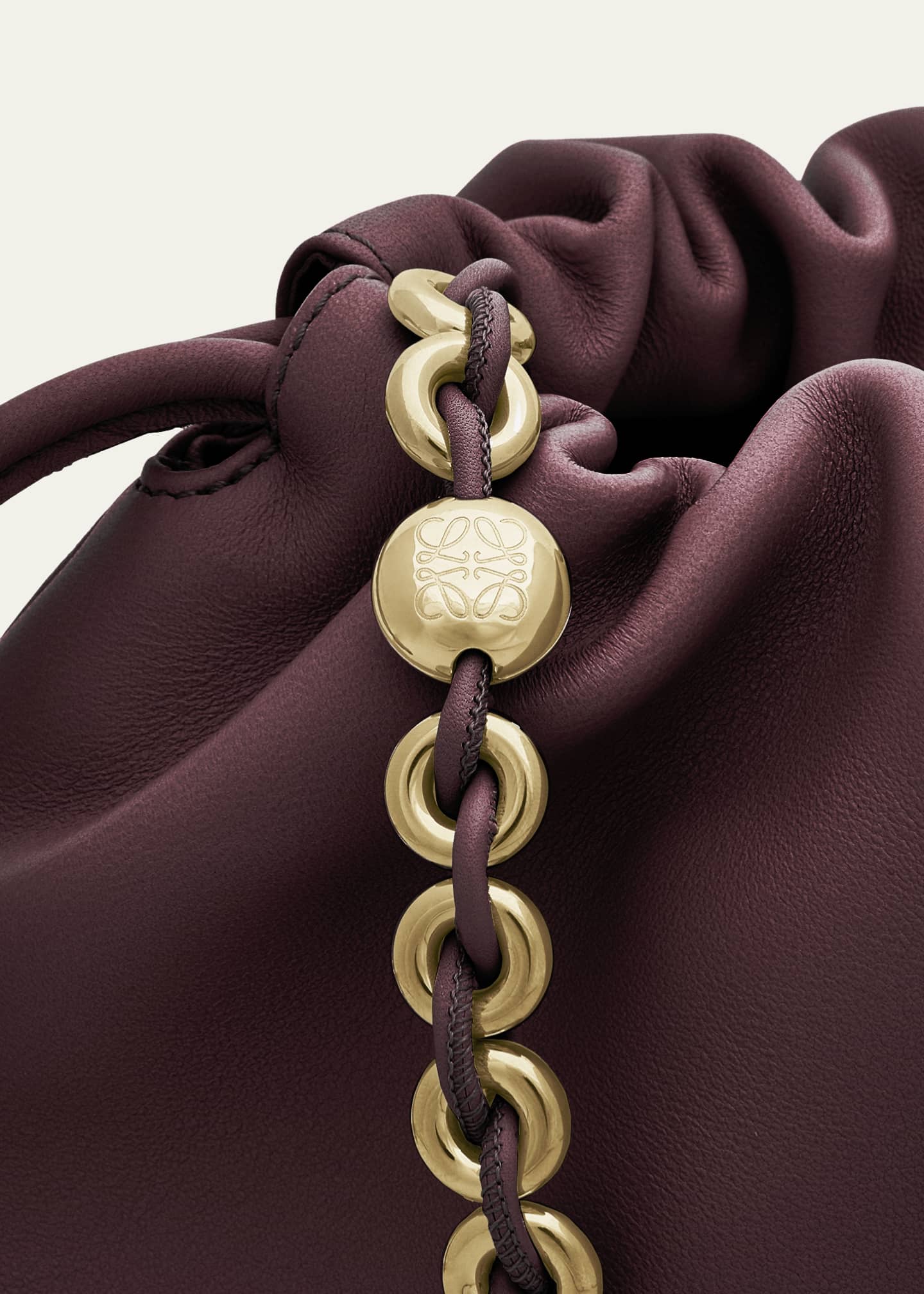 Loewe Flamenco Small Crossbody Bag in Napa Leather with Detachable Chain Image 6 of 6