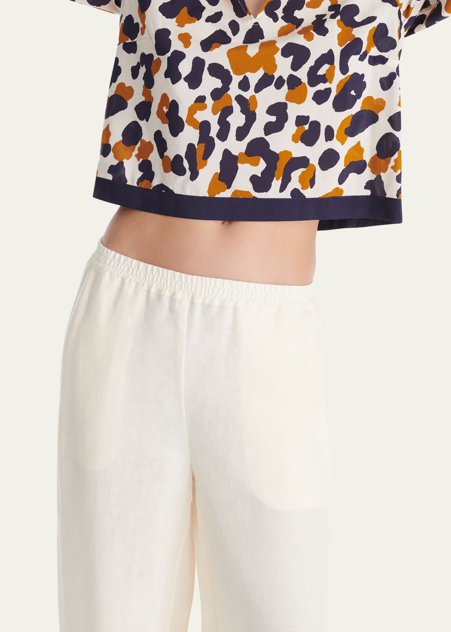 Eres Select Linen Wide-Leg Pants Image 4 of 4