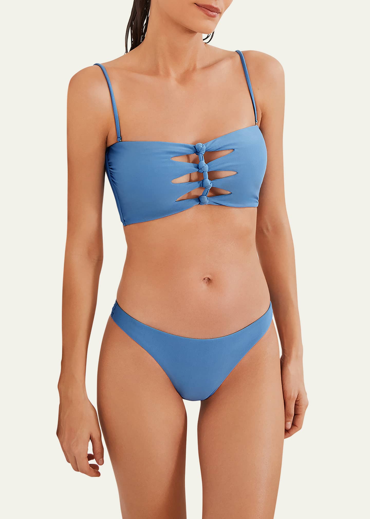Vix Solid Megan Bandeau Bikini Top