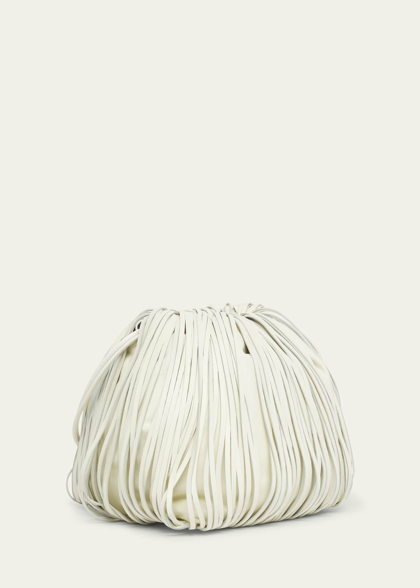 Jil Sander Off-White Fringed Scarf
