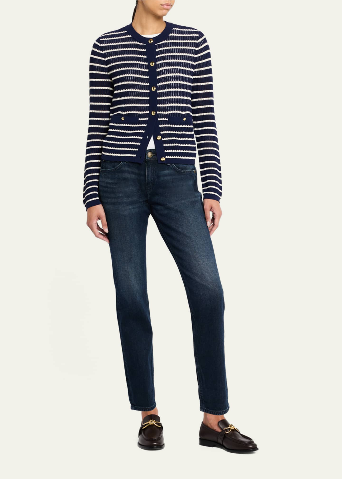 Rag & Bone Viola Striped Cardigan Image 2 of 5