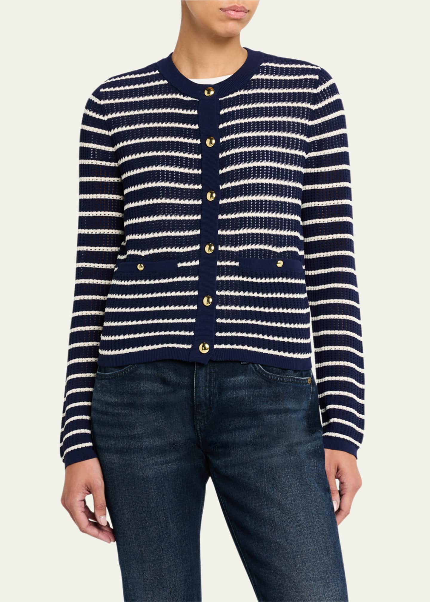 Rag & Bone Viola Striped Cardigan Image 4 of 5