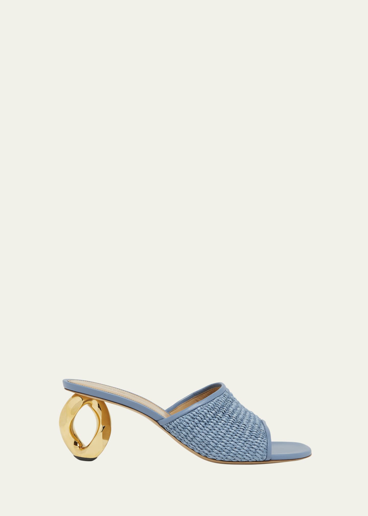 Raffia sales mule sandals