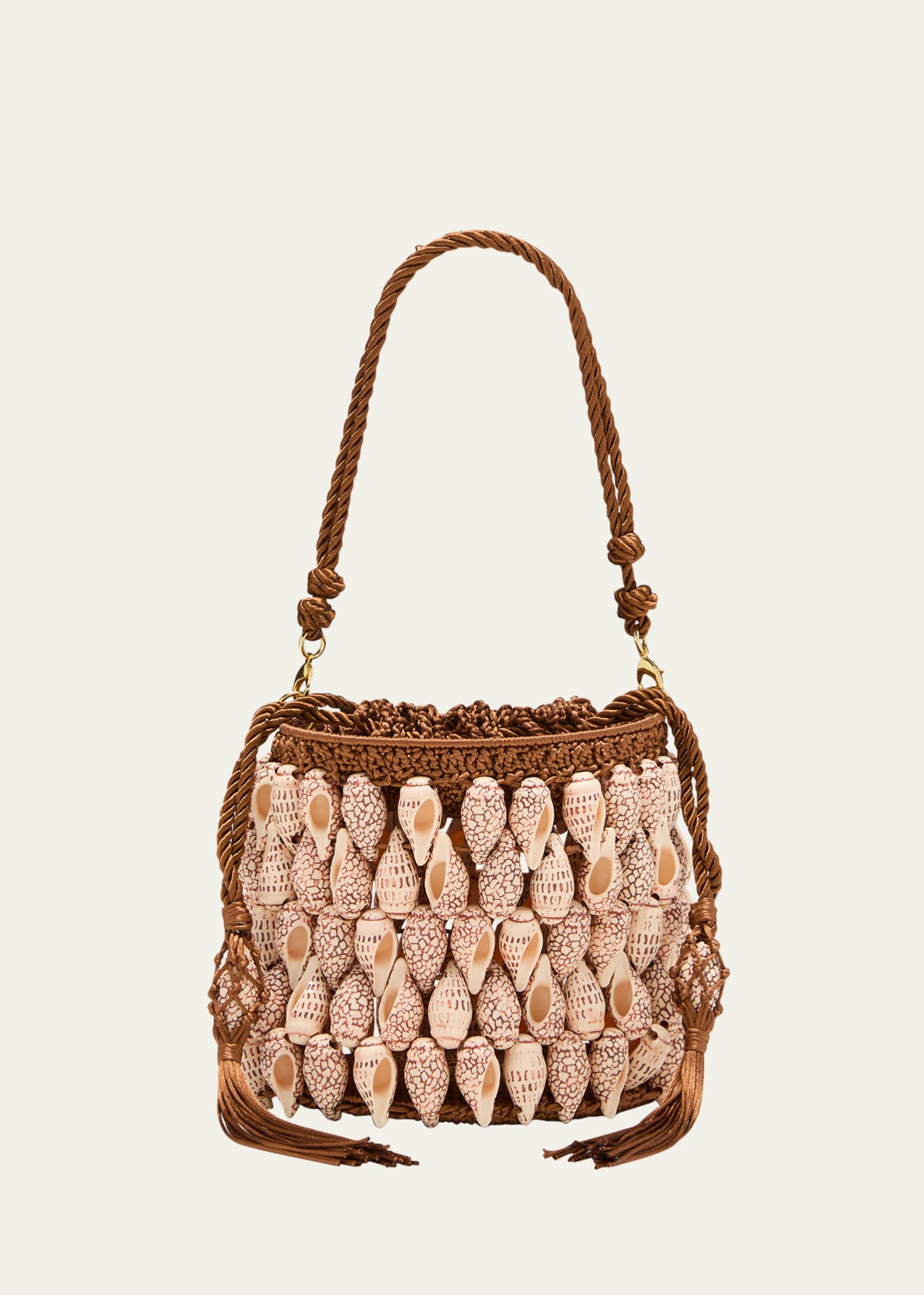 Tassel discount bucket bag
