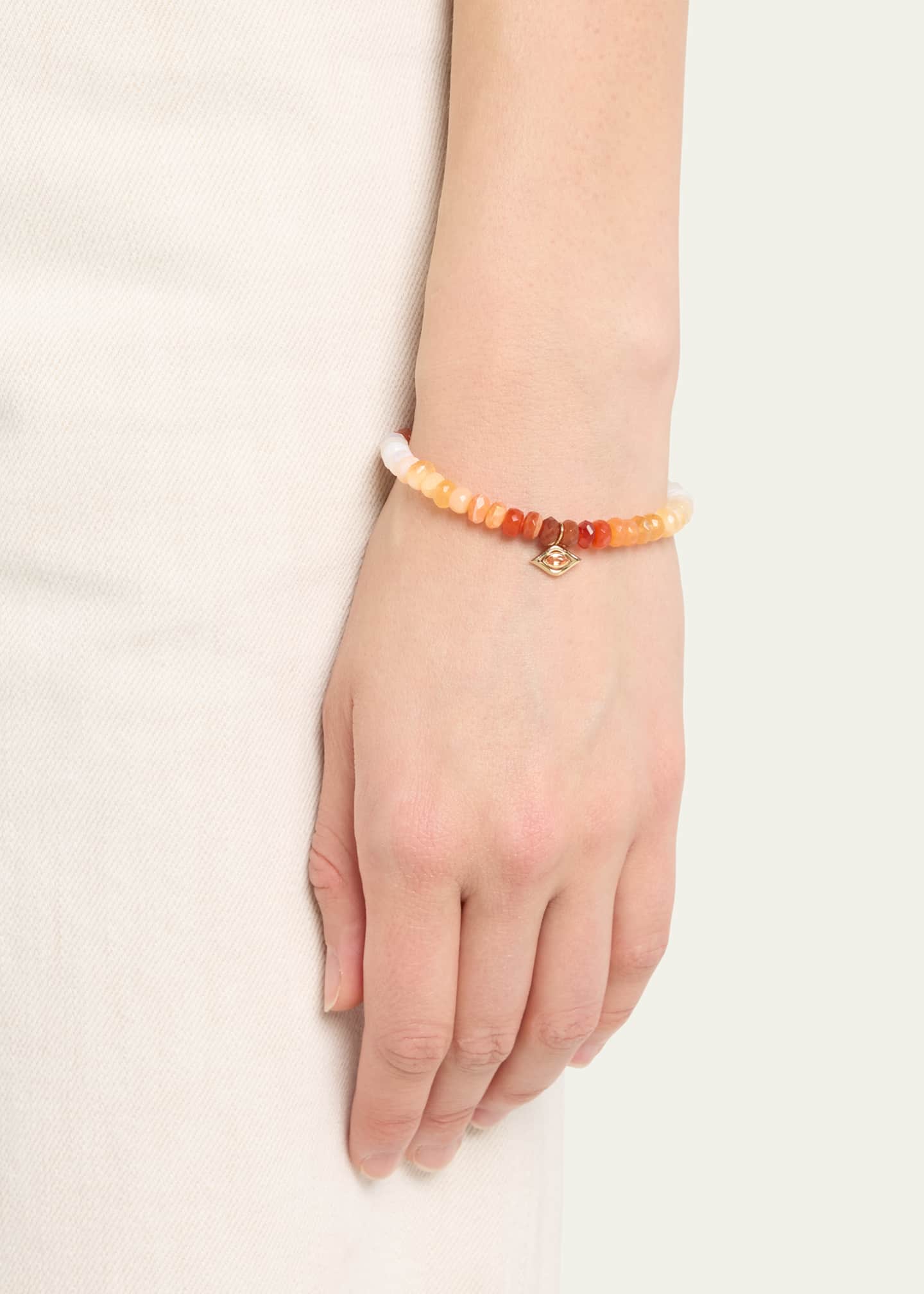 Sydney Evan Marquis Evil Eye Charm Bead Bracelet Image 2 of 4